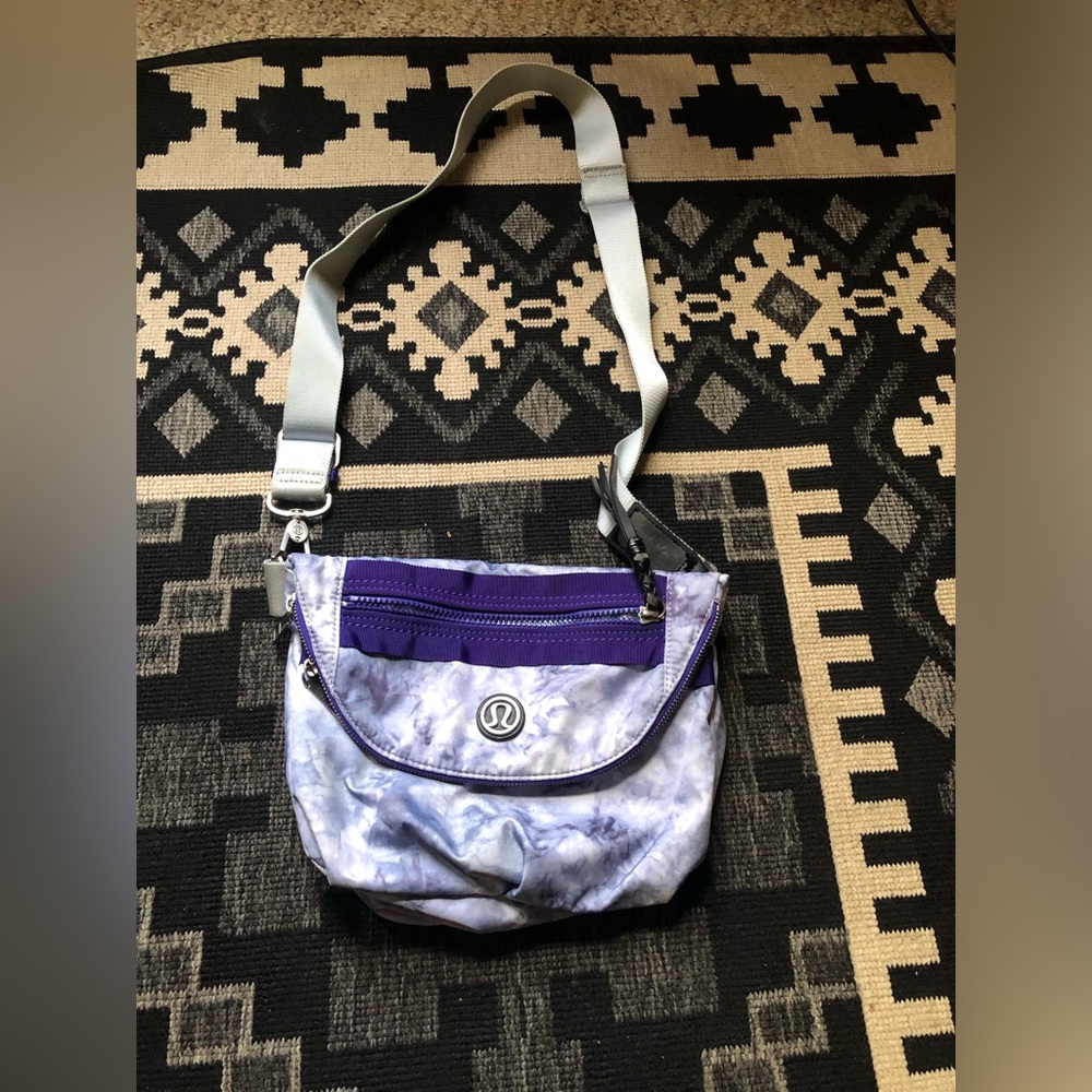 lululemon athletica Purple and Gray Women's Bag